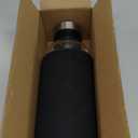 RNCKUUE 64 OZ Glass Water Bottle - Large Resuable Borosilicate Wide Mouth Glass Drinking Bottles With Time Mark, Sleeve, BPA Free (Filter Lid)