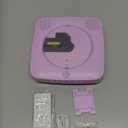 CD Player Portable Bluetooth Rechargeable: CD Players for Home Kegaudio 1800mAh Desktop Wall CD Player with Speakers with Dust Cover FM Radio USB Remote Control (Purple)