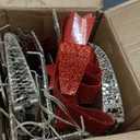 HOYECHI 5 FT Oversized Christmas Decorations Outdoor Lighted Reindeer  3-Piece 2D Deer Family Set with 160 Warm White LED Lights for Yard, Lawn, Garden & Porch Holiday Display - Gold