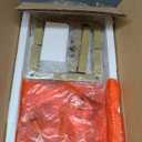 Bathroom Storage Cabinet, Small Corner Floor Cabinet with Door and Shelves, Narrow Toilet Paper Holder, Bathroom Organizer with Adjustable Shelf, for Small Spaces, White BC08203X