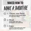 NAKED Whey 5LB 100% Grass Fed Unflavored Whey Protein Powder - Only 1 Ingredient, NSF Certified, Undenatured, Gluten Free, Soy Free, Promote Muscle Growth and Recovery - 76 Servings