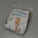 NuVein Sheer Maternity Compression Pantyhose, 8-15 mmHg Support, Lightweight Denier Nylons, Beige, Petite