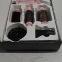 Blow Dryer Brush Set, Wavytalk Air Sculpt 5-in-1 Hot Air Brush Set, Multi Hair Styler for Salon Blowouts, Smooth Curls, Volumizing and Straightening, Sleek and Less Frizz, Pink