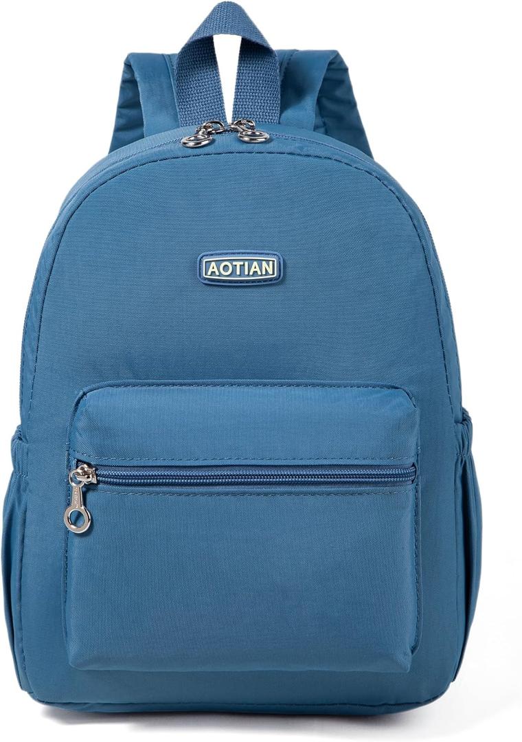 AOTIAN Mini Lightweight Backpack Durable Travel Hiking Women and Girls Small Daypack, 7 Liters Light Blue