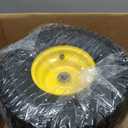2PCS 15x6.00-6 Lawn Mower Tires, 4 Ply Tubeless 15x6-6 Front Tire Assembly Replacement for Craftsman/John Deere/Cub Cadet Riding Mowers,570lbs Capacity,3" Offset Hub,3/4" Bushing