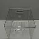 mDesign Large Plastic Storage Organizer Container Bin, Household Organization for Cabinet, Counter, Drawer, Cubby, Cupboard, Holds Clothing, Linens, Toys, Essentials, 2 Pack, Clear