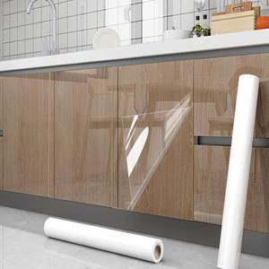 COSNIGHT Clear Contact Paper Peel and Stick for Wall Protector 23.6in x 10ft/Roll, Clear Wall and Kitchen Cabinets Protector from Furniture