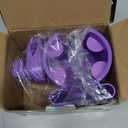 Suranew Adjustable Stroller Cup Holder with Phone Holder for Baby Stroller for Family Members, Walker Purple