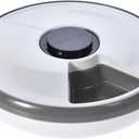 Amazon Basics Automatic Pet Feeder with Cooling Pack, 31.5 x 31.5 x 8.3cm, White