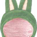 Little Monster Cartoon Ears Hat Toy Character Cosplay Dark Hat Fairy Tale Costume for Halloween Party Photo Prop (Green)