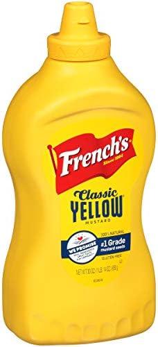 French's Classic Yellow Mustard 30oz, 12Pack, Best By: Oct 27, 2025