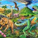 Puzzles for Kids Ages 4-8 Year Old,100 Piece Dinosaur Jigsaw Puzzle for Toddler Children Learning Educational Puzzles Toys for Boys and Girls - Every Piece is Unique