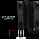 Thermalrlght Peerless Assassin 120 Black CPU Air Cooler, 6 Heat Pipes,Dual 120mm TL-C12B PWM Fan, Aluminium Heatsink Cover, AGHP 4.0 Technology, for AMD AM4 AM5/Intel LGA 1700/115X/1851/1200/2066/2011