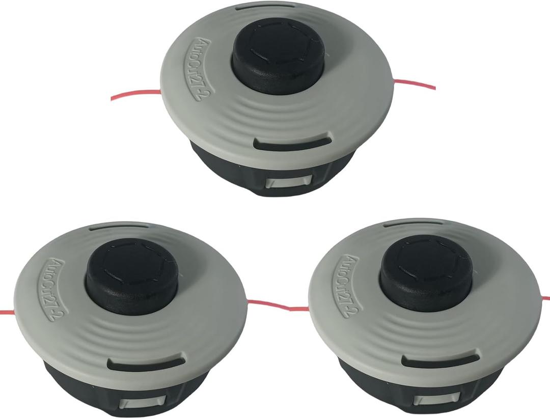 3PACK 27-2 25-2 Weed Eater Trimmer Head for Stihl AutoCut 27-2 FS85 FS90 FS90r FS70r FS55 FS55r FS56rc FS91R FS100RX FS110 FS120 FS130 FS131 FS240 String Trimmer Replace Parts,Bump Head (10x1.0 LHF)