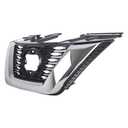 TYG Front Grille Fit for 2018-2020 Nissan Rogue SL/SV Model with Chrome Frame, OE Style Replacement Non-Active Exterior Grille, Replaces 62310-9TG0B NI1200291