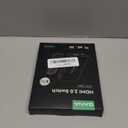 HDMI Switch 5 in 1 Out 4K@60Hz, GANA HDMI Splitter Switcher with Remote, Aluminum HDMI 2.0 Switch Box Hub for 3D, HDCP2.2, HDR, Compatible with Xbox, PS5/4/3,Fire Stick,Roku,Blu-Ray Player