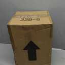 2.1 Gallon Metal Imitation Wood Grain Bathroom Trash Can