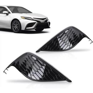 Front Bumper Fog Light Cover Lamp Frame Fit for Toyota Camry SE XSE 2021 2022 2023,Left & Right,Does NOT Fit LE XLE Model,Replace for TO1039243, TO1038243
