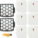 UV900 Filter Replacement for Shark UV850 UV900 LA492 LA490 UV900CCO Lift-Away Corded Upright Vacuum Cleaner - Compare to Part #XHF320 & XFFK602UKT