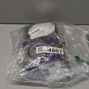 Multifunction Tension Rope, 6-Tube Elastic Yoga Pedal Puller Resistance Band, Natural Latex Tension Rope Fitness Equipment, for Abdomen/Waist/Arm/Leg Stretching Slimming Training (Purple)