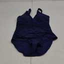 BMJL Women's Tummy Control Swimsuits Mesh Sexy One Piece Bathing Suits Slimming V Neck Swimwear, M
