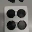 Tracker Tag for Android 4 Pack Luggage Tracker Tags Compatible with Google Find Hub App (Android Only) IP65 Waterproof Bluetooth Tracker Key Finder and Item Locator for Wallets, Suitcases-Black