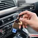 Car Air Freshener 2 Pack Hanging Air Freshener Diffuser - Fragrance Oil Air Diffuser for Car, 60+ Days Long Lasting FragranceSuitable for both men and women (2 bottles, bluebell flower)