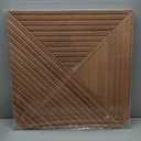 Acoustical Wall Panels, 6-Piece 23.62 X 23.62 Inches Art Acoustic Panels, Decorative Acoustic Panels, Acoustic Wall Panels, Sound Absorbing Wall Art, Arcadian Vortex