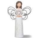 2 x SIGUEJOR Retirement Gifts Angel for Women, Celebratory Gifts for Retirement, Happy Retirement Gifts for Coworkers, Nurses, and Friends,Hand-Painted Figurines
