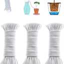 ORIMERC 150 feet 1/4 inch Self Watering Capillary Wick Cord Vacation Plant Sitter Hydroponic Wicking Self-Watering Planter Pot Automatic Water System Device Potted Violet Auto Seedling Waterer Rope