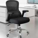 400LB Office Chair: Mesh Ergonomic Desk Chair Comfy with Lumbar Support | Computer Chair Ergonomic Gaming Chairs for Adults with Wheels&Flip up Armrests-Swivel Executive Task Chairs Long Hours(Black)
