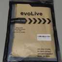 evolive Luxury 100% Tencel Material Silk Feel Cooling Breathable Pillow Cover/Pillowcases (Taupe, 21X54 Body Pillow Cover)