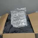 MUXHOMO 7 Pieces Oversized King Comforter Set, Reversible Bed in a Bag Oversized King Size, All Season Bedding Set with Comforter, Flat Sheet, Fitted Sheet, Pillowcases & Shams, Dark Grey & Light Grey