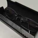 K.LAVER Photochromic Progressive Multifocal Reading Glasses Blue Light Blocking Glasses Rimless Transition Sunglasses Unisex