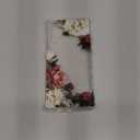 Phone Case for Galaxy Note 10 Plus/Note 10+ 5G N975U Case with Tempered-Glass Screen Protector, Clear Floral Pattern Full Body Protective Cover Cases for Samsung Galaxy Note 10 Plus (Flower)