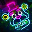 Fnaf Frendy Neon Sign for Wall DecorFive Nights LED Neon Lights for GameroomBirthdayChristmas Gifts for kids