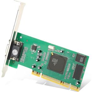 Graphics Card,MultiDisplay Video Card,Graphics Card VGA PCI 8MB 32Bit Desktop Computer Accessories,Low, Low Consumption Graphics Card