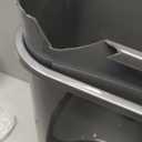 Superio Kitchen Trash Can 13 Gallon with Swing Lid, Plastic Tall Garbage Can Outdoor and Indoor, Large 52 Qt Recycle Bin and Waste Basket for Home, Office, Garage, Patio, Restaurant (2, Grey)