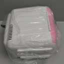 Cooluli Mini Fridge for Bedroom - Car, Office Desk & Dorm Room - Portable 4L/6 Can Electric Plug In Cooler & Warmer for Food, Drinks, Skincare Beauty & Makeup - 12v AC/DC & Exclusive USB Option, Pink