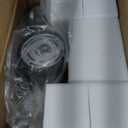 Unicozin Modern Bathroom Light Fixtures, 3 Light Vanity Lights, Black Wall Lamp with Clear Glass for Bathroom, Mirror, Living Room, Bedroom, Hallway, E26 Base