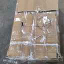 Hydraulic Lift Cart, 28.5" Height Double Scissor Table with 4 Wheels & Non-Slip Pad, Material Handling Platform (Black-330lbs-Single)