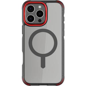 Ghostek Covert iPhone 16 Pro Max Case Clear - Compatible with Apple MagSafe, Silicone Fusion, Slim Fit Shockproof Phone Cover (6.9 Inch, Smoke)
