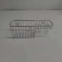 Gia Polished Stainless Steel Bathroom Suction Combo Organizer Basket