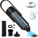 Car Vacuum Cleaner, 2-In-1 Blower Handheld Cleaner, 9000PA Car Vacuum Portable Cordless with Multi-Nozzles, Handheld Vacuums with Dual Filters, Mini Vacuum Cleaner for Home, Office, Pet (Small)