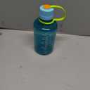 Nalgene Sustain Tritan BPA-Free Water Bottle Made with Material Derived from 50% Plastic Waste (using ISCC certified mass balance), 16 OZ, Narrow Mouth, Cerulean