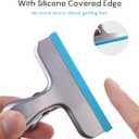 HOUSE AGAIN 12 Pack Stainless Steel Chip Bag Clips Covered with Silicone - NO More Sharp Edges - Color Coded for Food Bags - Air Tight Seal, Heavy Duty for Kitchen and Office, 3 Inches (Red,blue,yellow,silver)