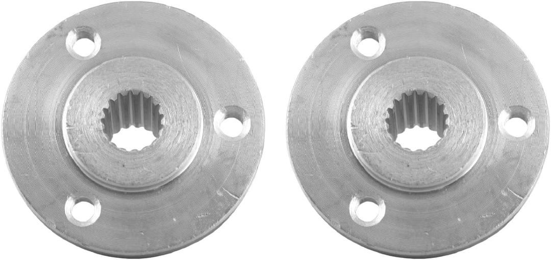 3 Stud Rear Wheel Hub Shaft, Steel Alloys, Improved Vehicle Stability, 17T for Quad Bike ATV Kart, 17mm Bearing Bore, 48mm Hub Hole Spacing, Fits 5 Inch Tires