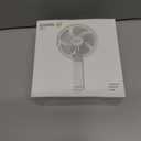 WSKEN Desk Fan Small Quiet - 180 Foldable Portable Fan with Battery Operated, 6 Inch Rechargeable Handheld Fan, 20H Max Cooling Time, 4-Speed, Travel Essential for Outdoor, Office, Gift, Black