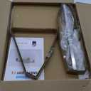 VOLISUN Brushed Nickel Bathroom Light Fixtures, 5-Light Bathroom Vanity Lights Over Mirror, Modern Vanity Light for Bathrooms, Bathrooms Lights Fixtures Over Mirror with Milky White Glass Shades