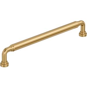 Amerock Coble 8-13/16 inch (224mm) Center-to-Center Champagne Bronze Cabinet Pull, BP37666CZ